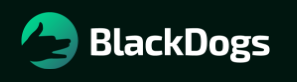 Logotip BlackDogs negre